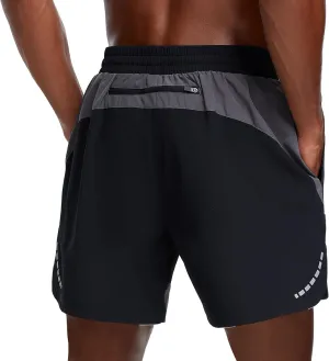 HOTSUIT Men's 2 in 1 Running Shorts 5"/ 7" Athletic Gym Workout Quick Dry with Compression Liner & Zipper Pockets
