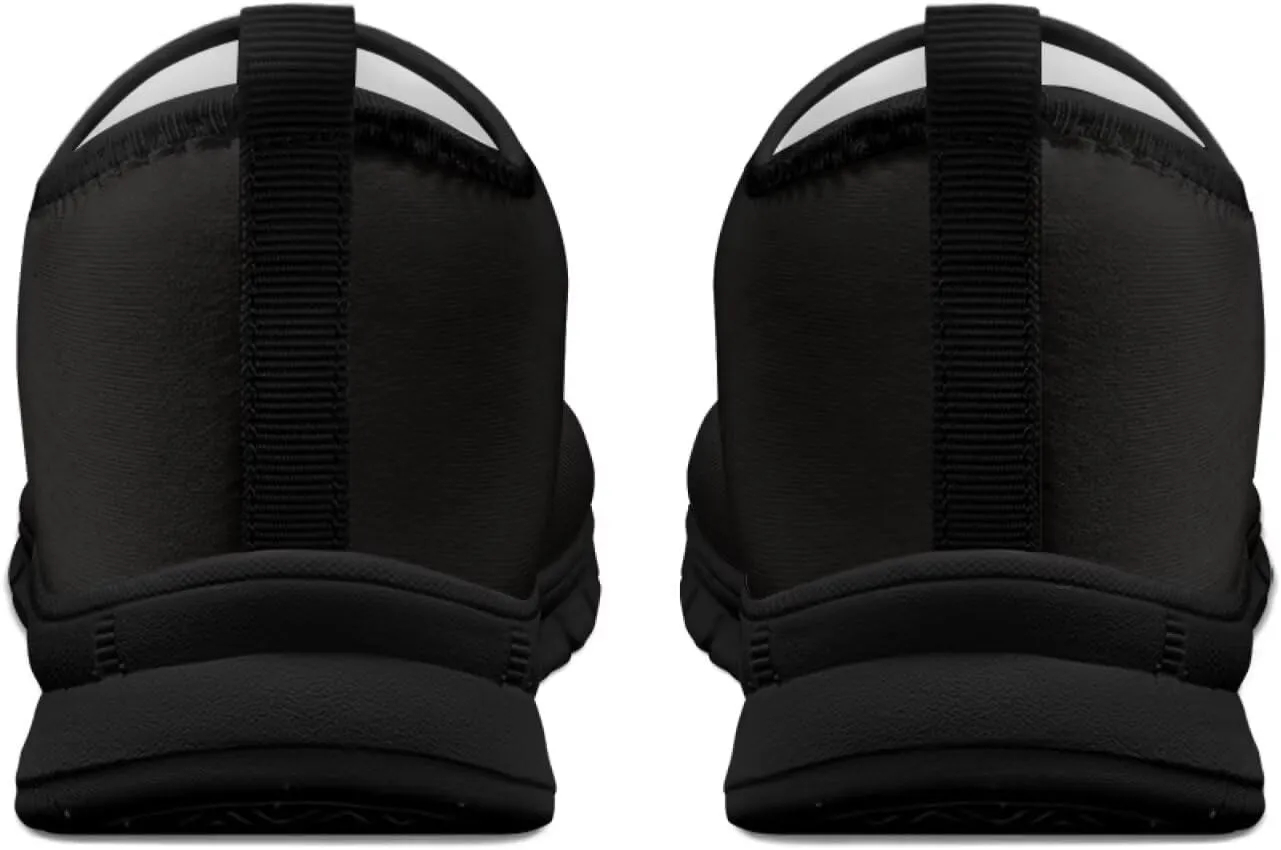Howilath Skull Print Slip on Shoes for Men Casual House Shoes Running Sneakers Hands Free Shoes with Anti-Slip Sole