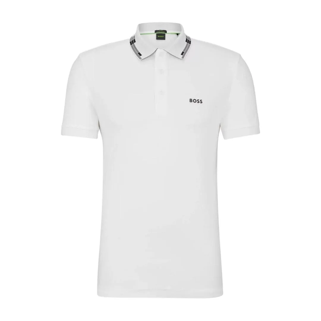 Hugo Boss Paule Golf Polo Shirt (White)