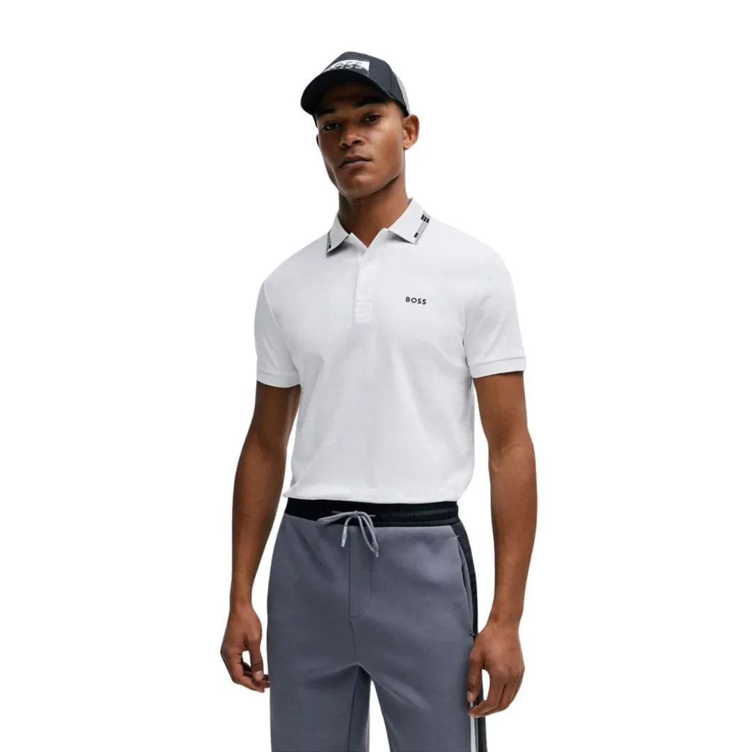 Hugo Boss Paule Golf Polo Shirt (White)