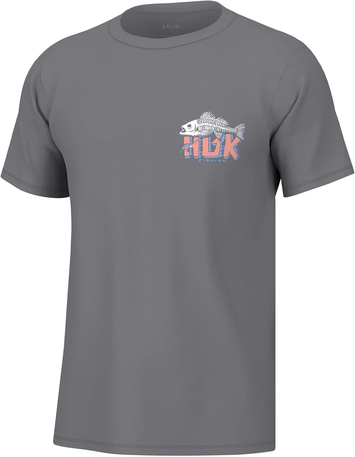HUK Men's Fishing Graphic Tee, Performance Short Sleeve, Quick-Dry