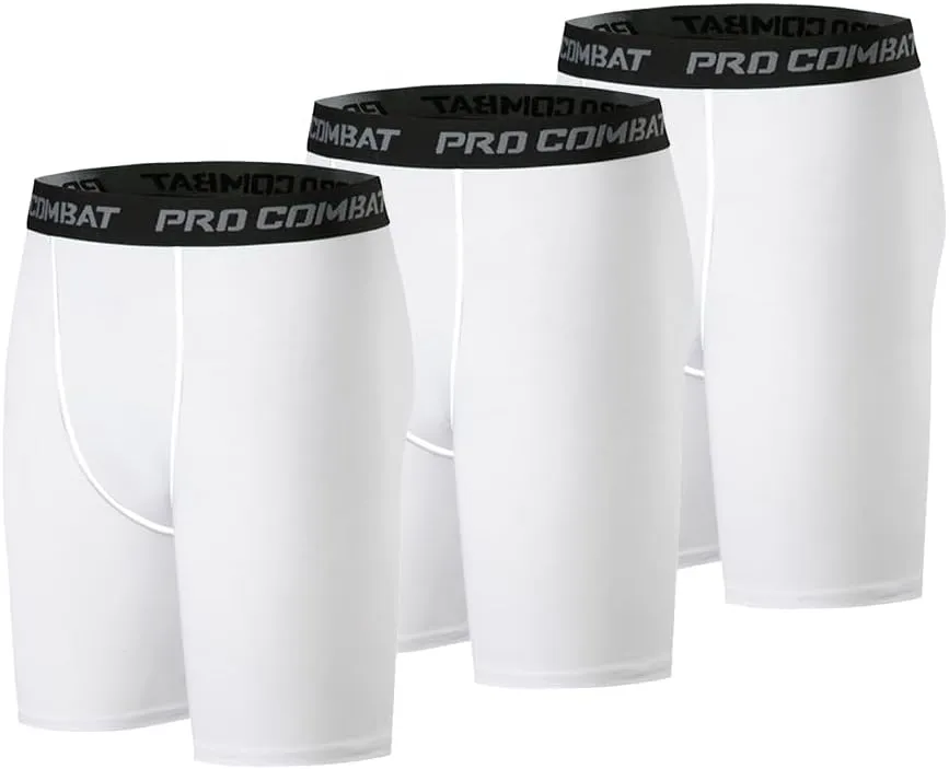 HYCOPROT Men’s Compression Shorts Spandex Sports Underwear Athletic Performance Baselayer Workout Running Active Tights