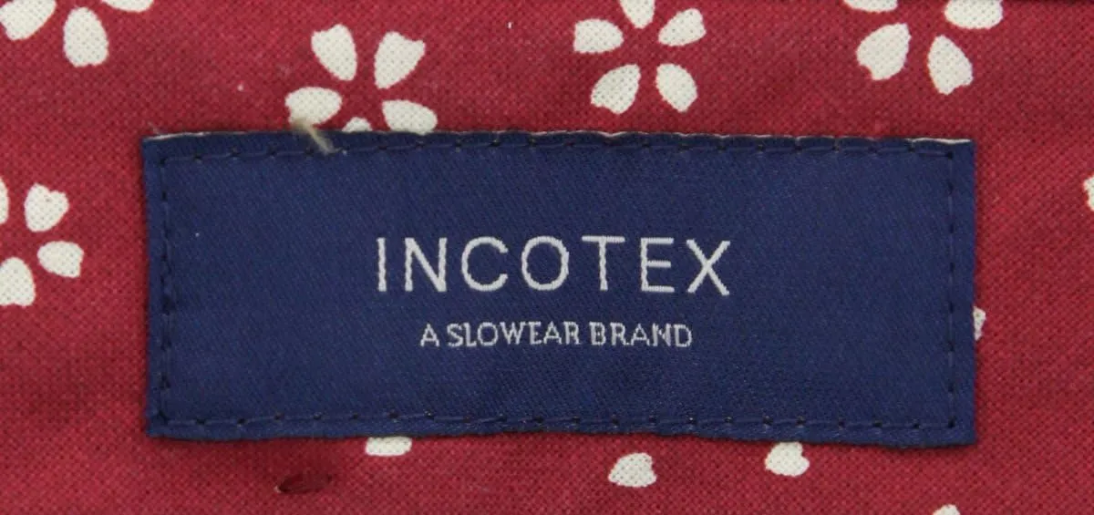 Incotex Caramel Brown Solid Pants - Slim