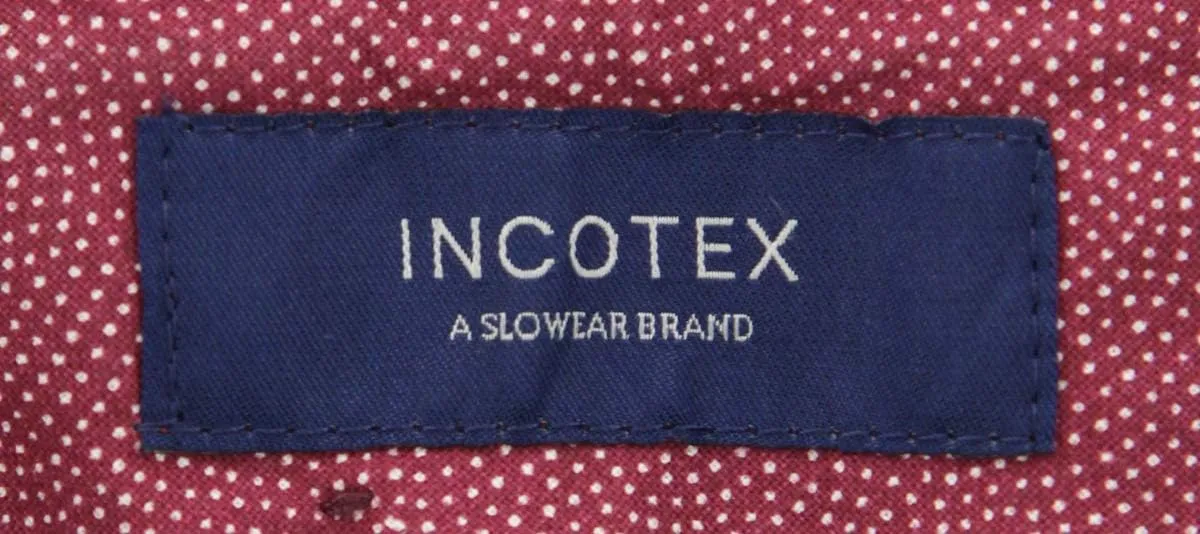 Incotex Charcoal Gray Solid Pants - Slim