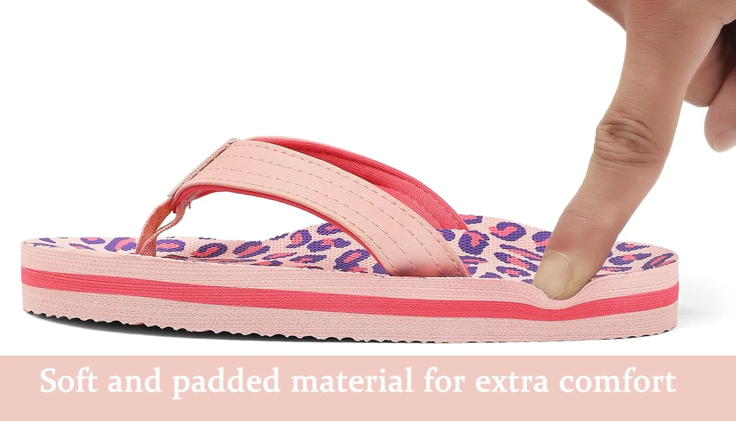 INMINPIN Kids Boys Girls Flip Flops Comfort Quick-Dry Beach Pool Aqua Thong Sandals(Little Kid/Big Kid)