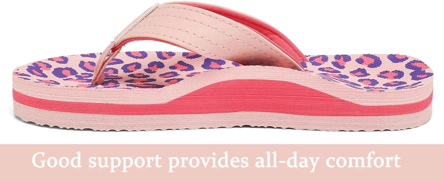 INMINPIN Kids Boys Girls Flip Flops Comfort Quick-Dry Beach Pool Aqua Thong Sandals(Little Kid/Big Kid)