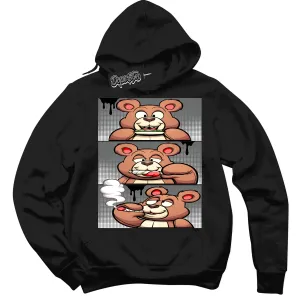 Iron Grey 1s Sneaker Hoodie Roll It Lick It Smoke It Bear Graphic