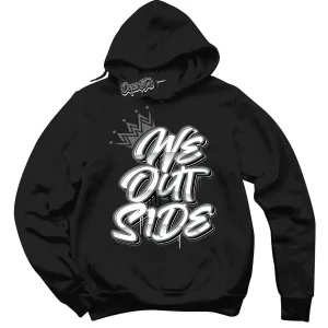 Iron Grey 1s Sneaker Hoodie We Outside Graphic