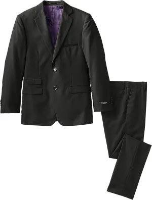 Isaac Mizrahi Black Label Big Boys' Slim-Fit Wool-Blend 2 Piece Suit