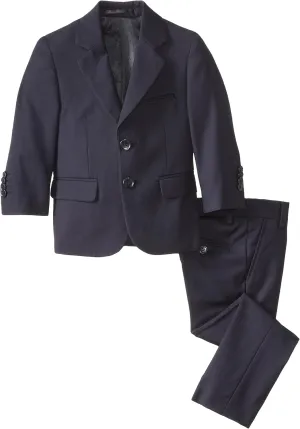 Isaac Mizrahi Black Label Little Boys' Slim-Fit Wool 2 Piece Solid Suit