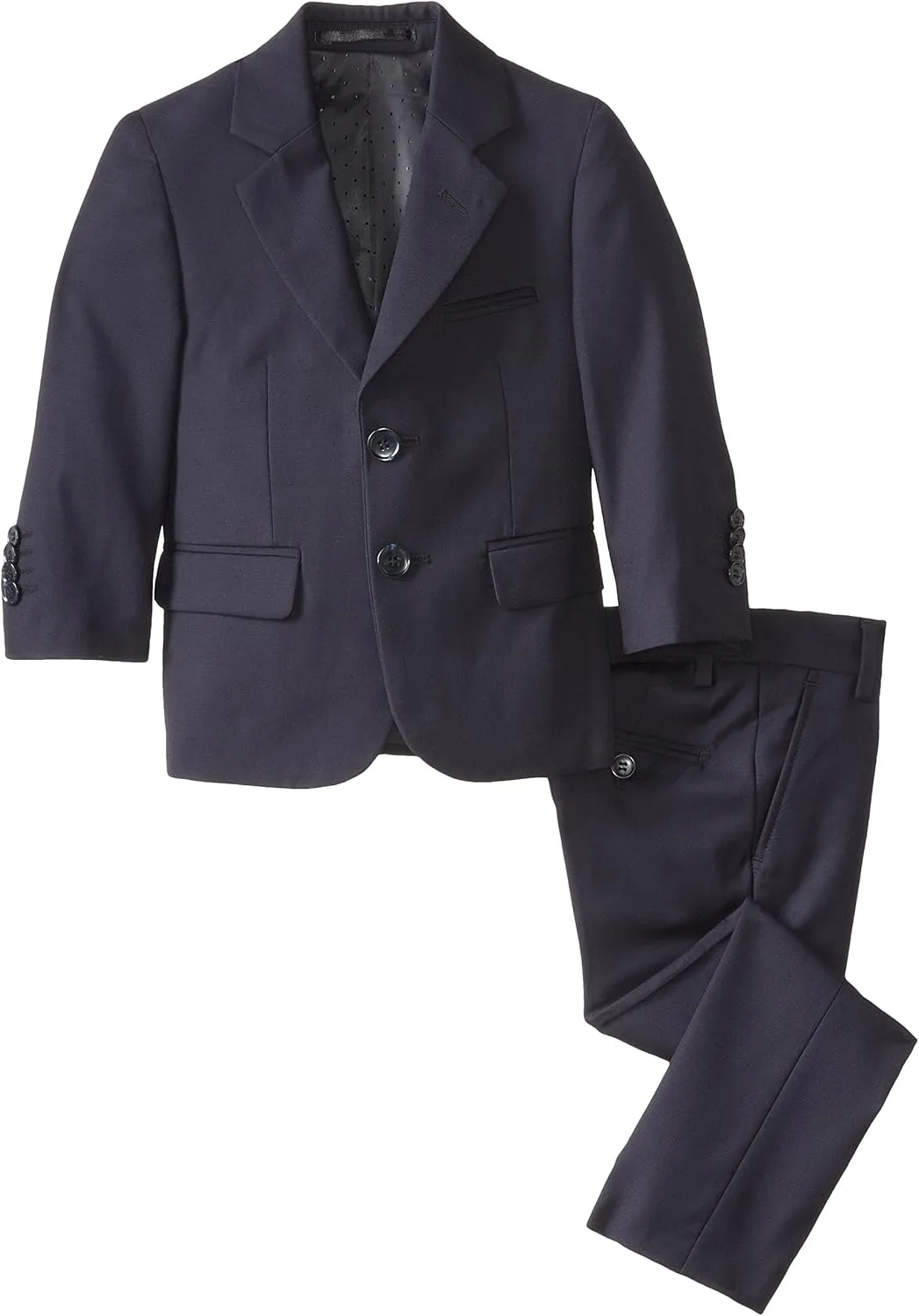 Isaac Mizrahi Black Label Little Boys' Slim-Fit Wool 2 Piece Solid Suit