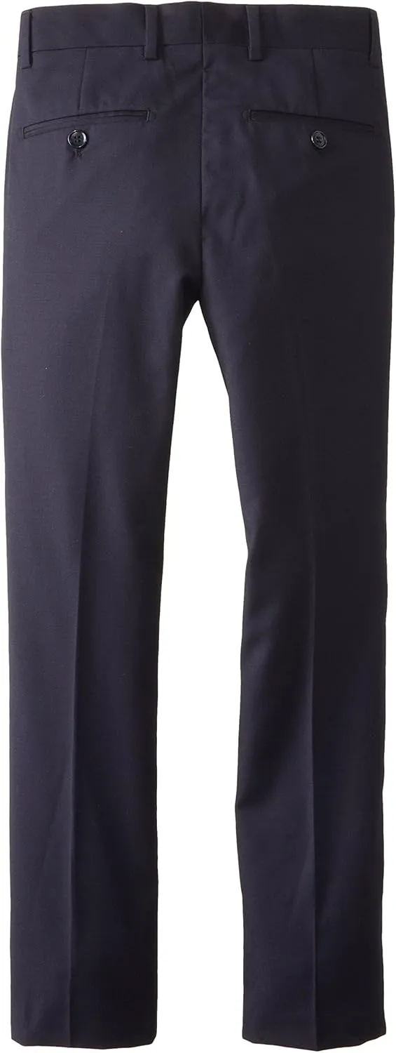 Isaac Mizrahi Black Label Little Slim Boy's Fit Wool Solid Pant