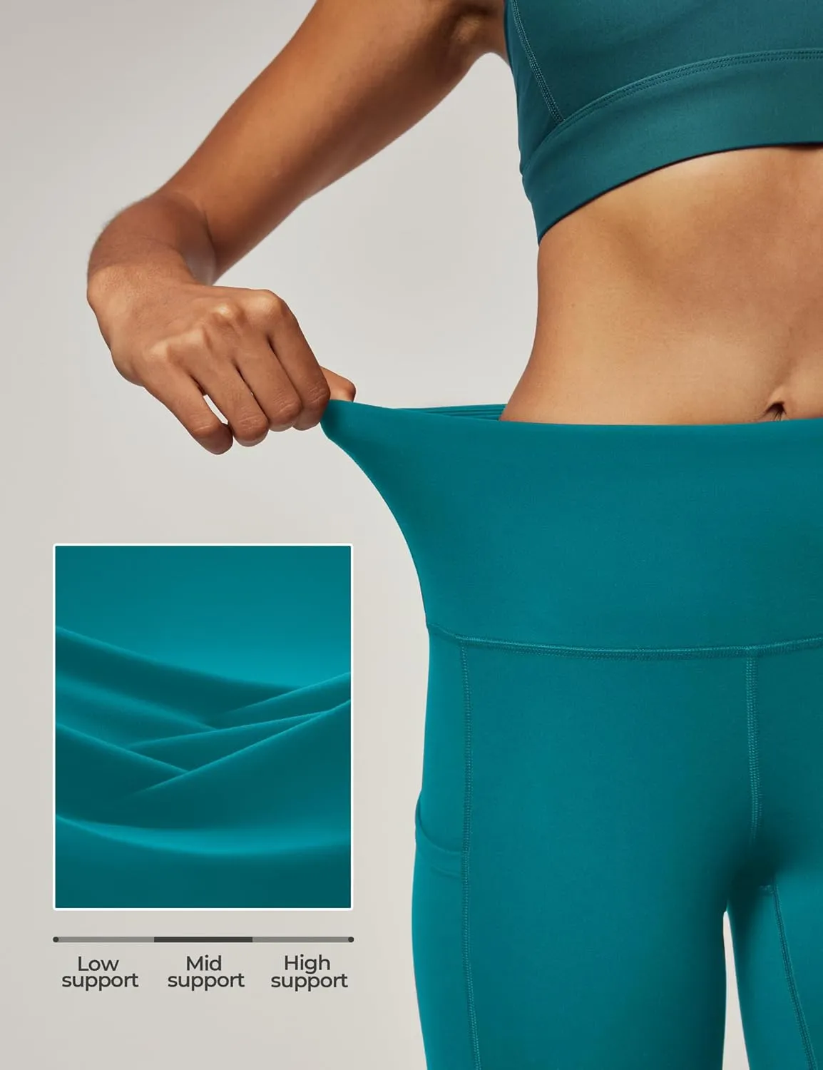 IUGA High Waist Yoga Pants with Pockets, Leggings for Women Tummy Control, Workout Leggings for Women 4 Way Stretch