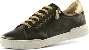 JATAREA Women's Fashion Sneakers – Genuine Leather Casual Shoes, Comfortable Cushioned Insole, TPR Rubber - Ethylene Vinyl Sole, Stylish Lifestyle, Lightweight & Durable Travel Sneakers