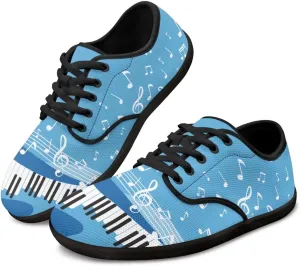 Jeiento Music Theme Hike Barefoot Shoes Men, Grounded Footwear Barefoot for Womens Mens