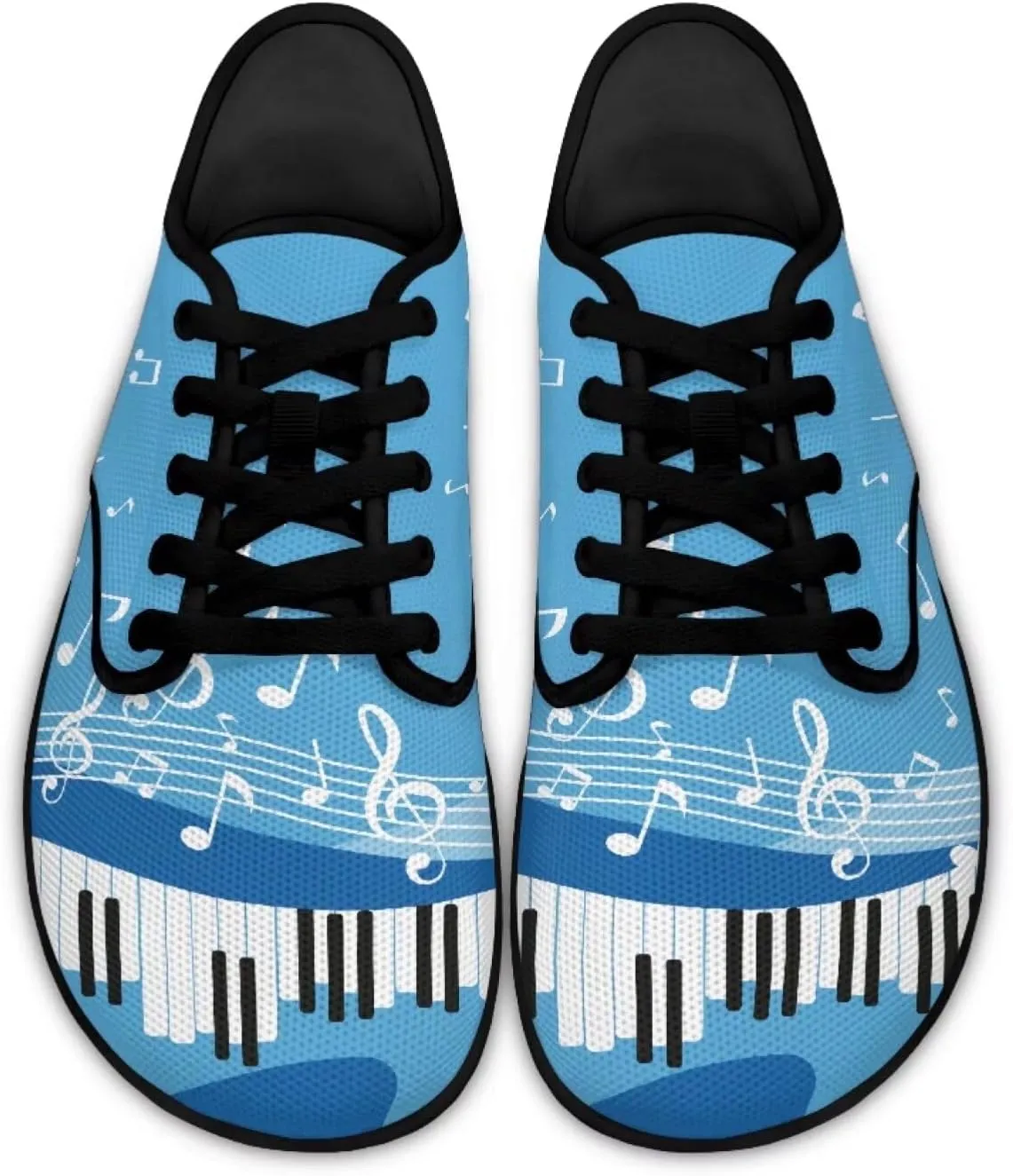 Jeiento Music Theme Hike Barefoot Shoes Men, Grounded Footwear Barefoot for Womens Mens