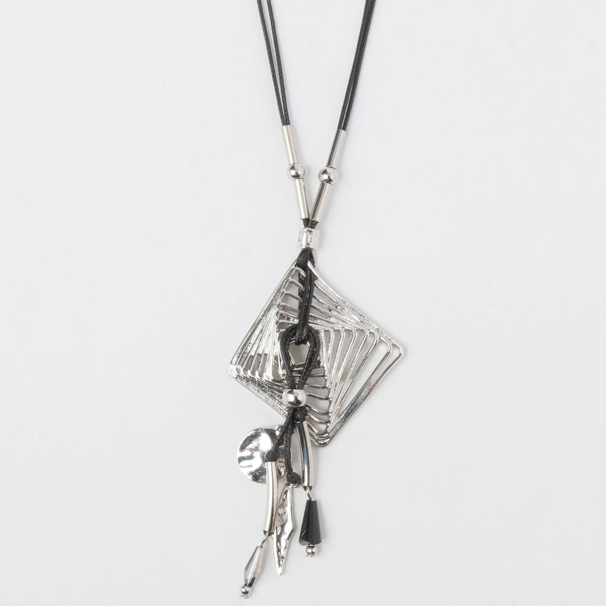 Jordyn Spiral Drop Pendant Necklace