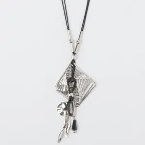 Jordyn Spiral Drop Pendant Necklace