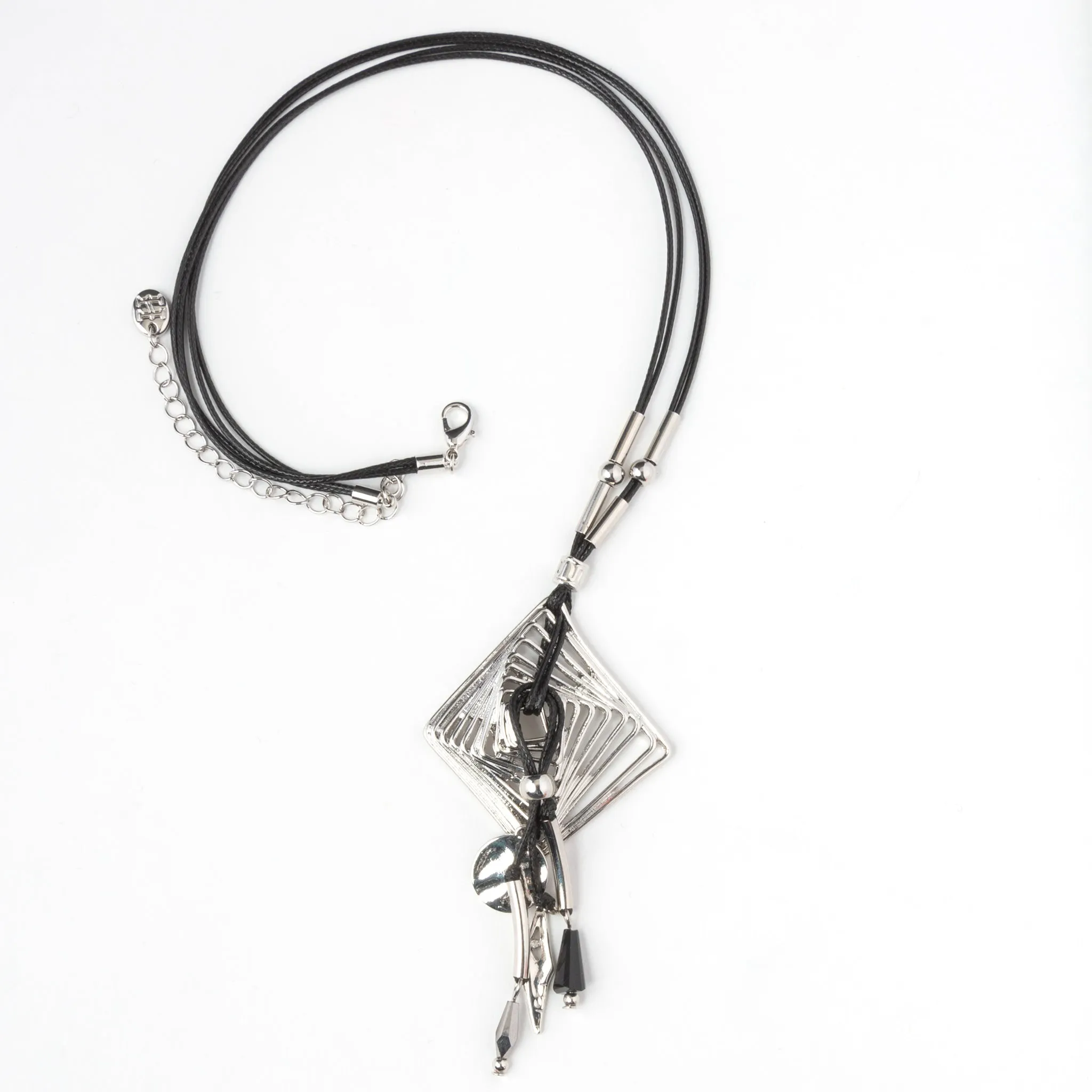 Jordyn Spiral Drop Pendant Necklace