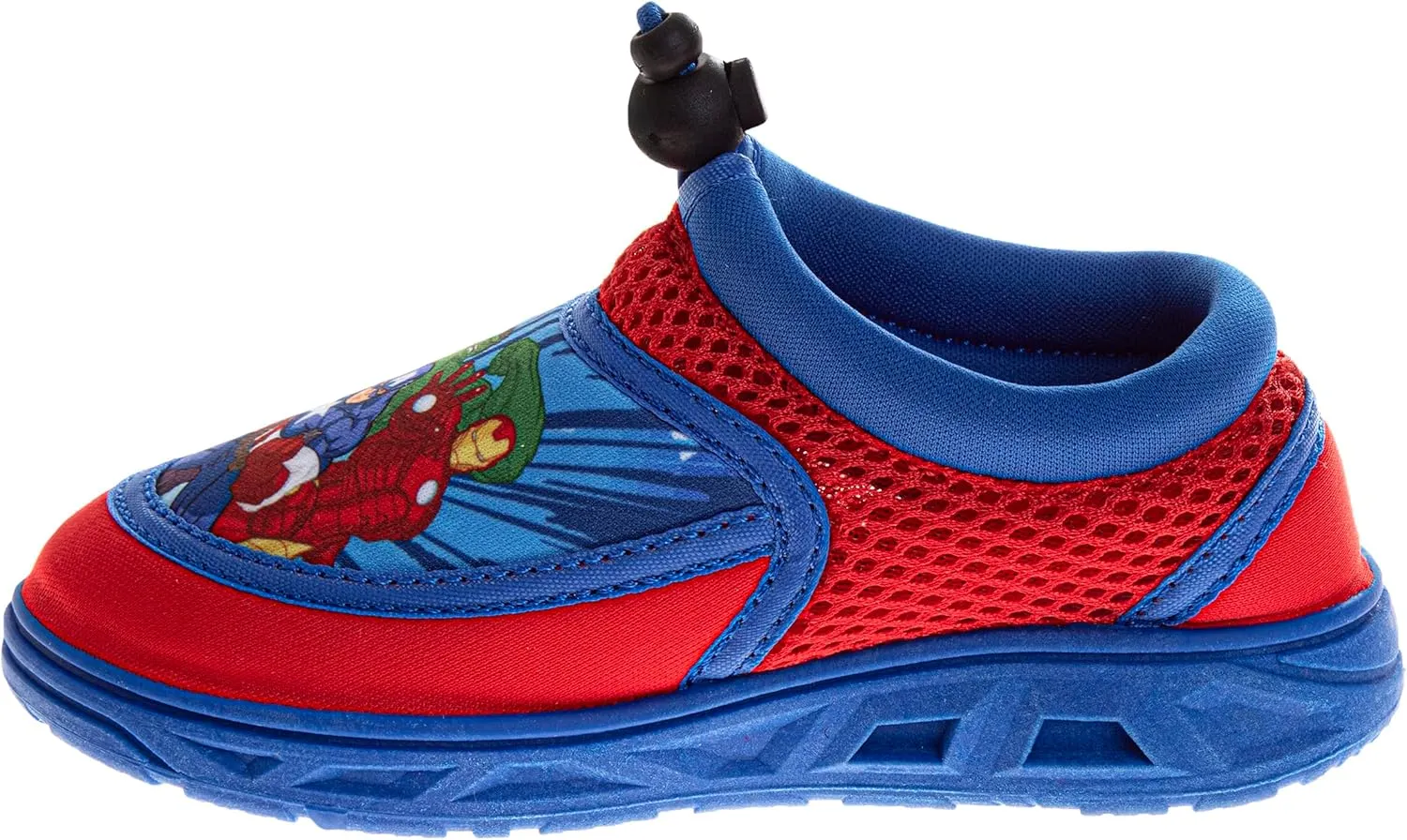 Josmo The Avengers Water Shoes - Spiderman Ironman Captain America Hulk Thor Pool Aqua Socks Slip On Quick Dry (5-10 Toddlers / 11-12 Little Kids)