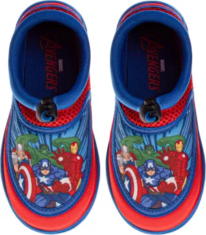 Josmo The Avengers Water Shoes - Spiderman Ironman Captain America Hulk Thor Pool Aqua Socks Slip On Quick Dry (5-10 Toddlers / 11-12 Little Kids)