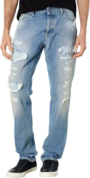 Just Cavalli Just Slim Fit Distressed Denim