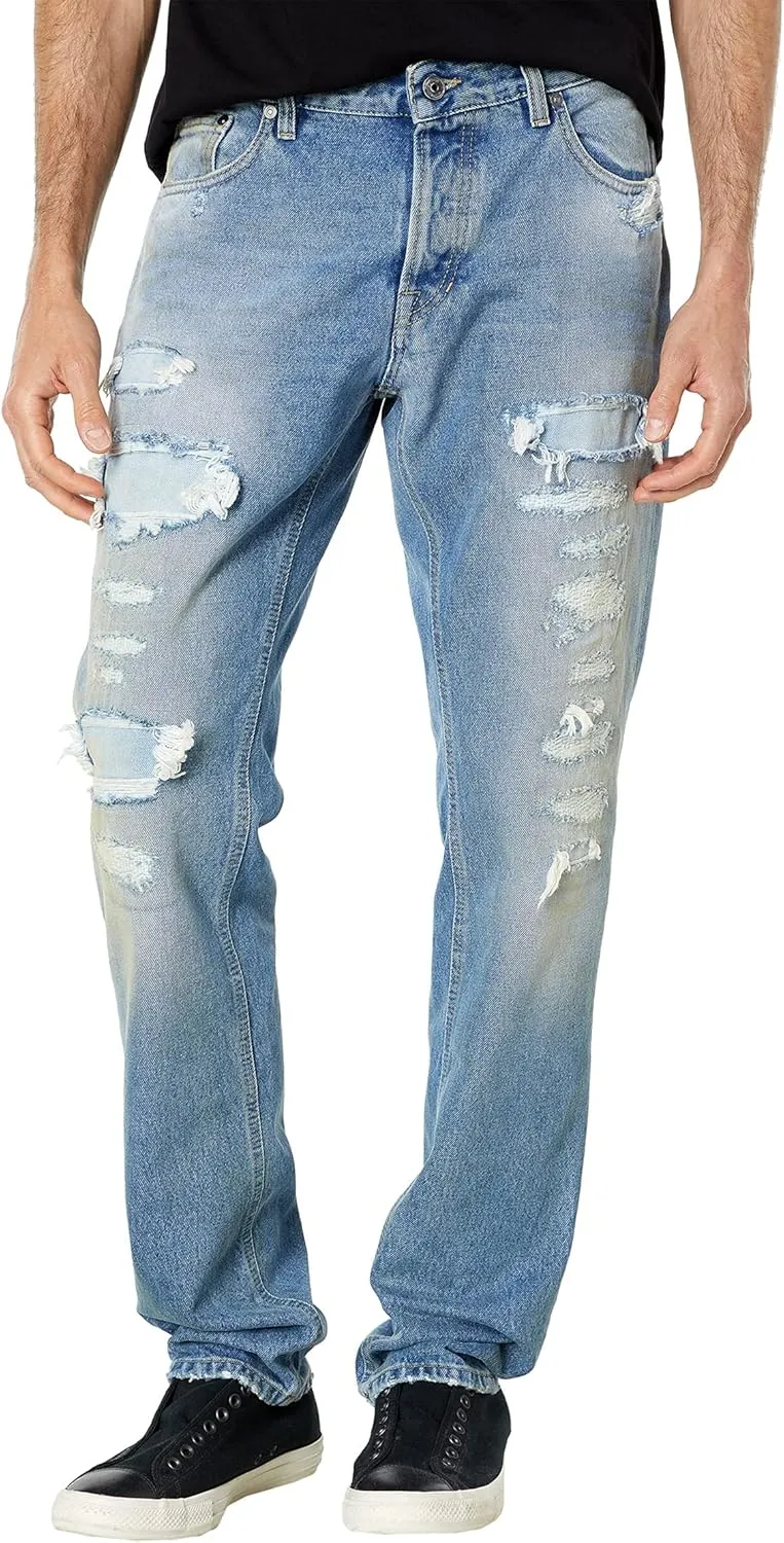 Just Cavalli Just Slim Fit Distressed Denim