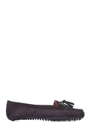 Kadın Süet Loafer