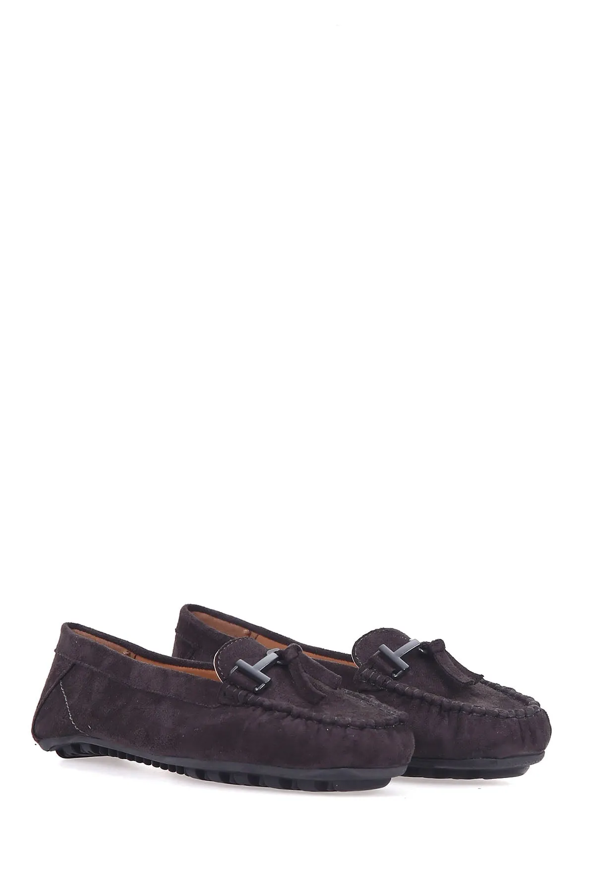 Kadın Süet Loafer