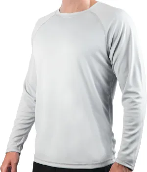 Kanu Surf Men's Rash Guard Long Sleeve Swim Shirts for Men SPF UPF 50 Sun Protection Fishing and Running Shirt