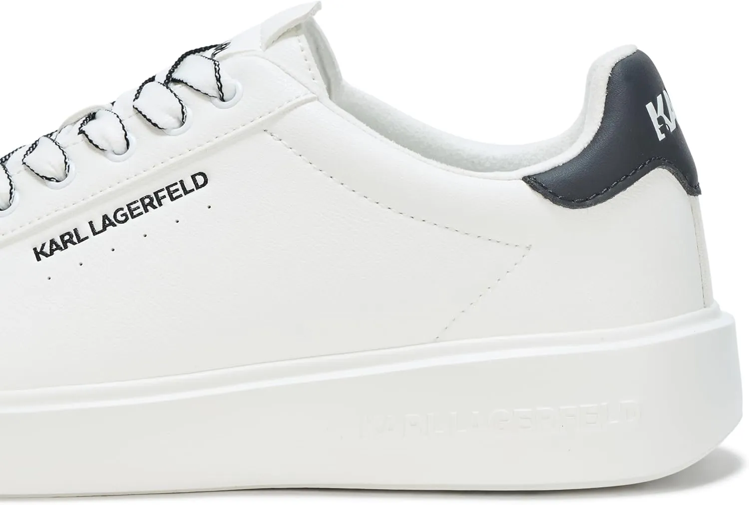 Karl Lagerfeld Paris Men's Lightweight Phylon Sole Faux Leather Sneaker