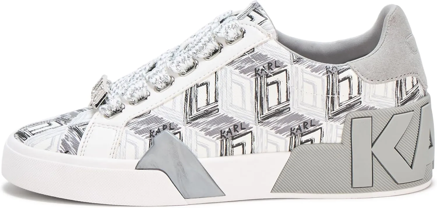 Karl Lagerfeld Paris Women's Marquise Everyday Lace Up Sneaker
