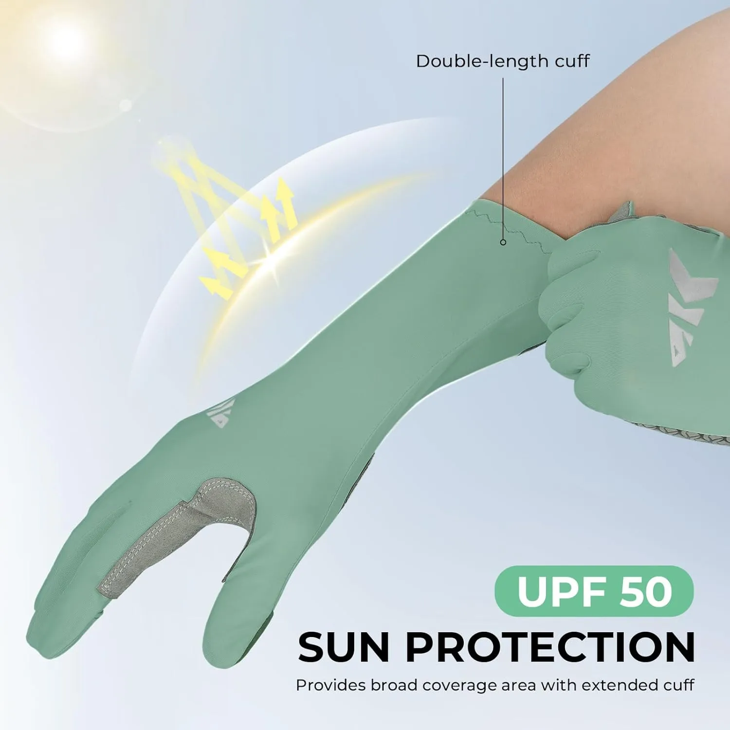 KastKing Sol Armis Pro UPF50  Fishing Gloves-Quick-Dry, Full Finger & 3/4 Fingerless Sun Protection Gloves Men Women for Outdoor
