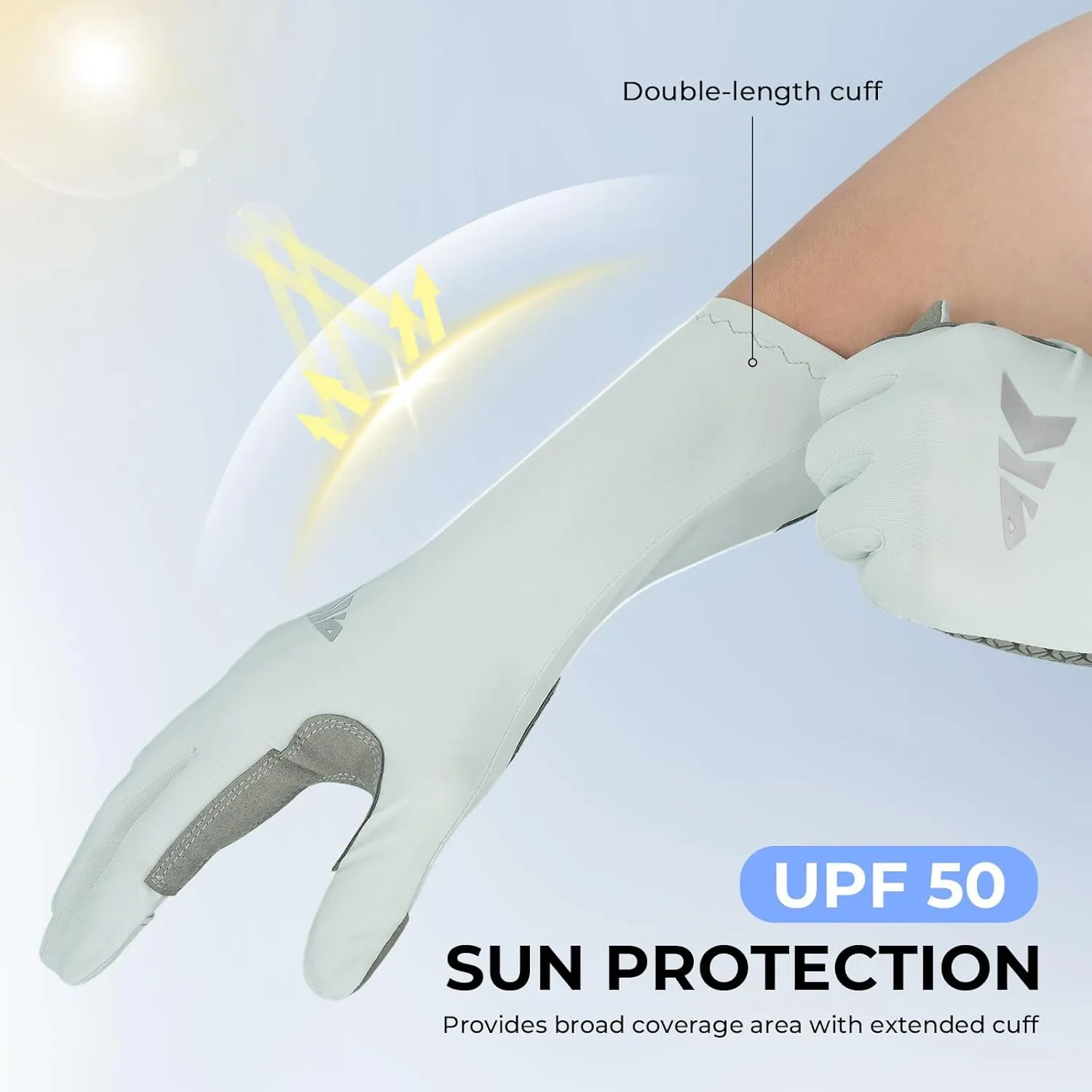 KastKing Sol Armis Pro UPF50  Fishing Gloves-Quick-Dry, Full Finger & 3/4 Fingerless Sun Protection Gloves Men Women for Outdoor