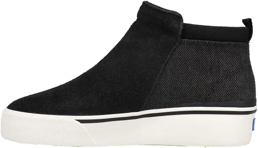 Keds Women's Cooper Zip Bootie Suede/Canvas Rain Boot