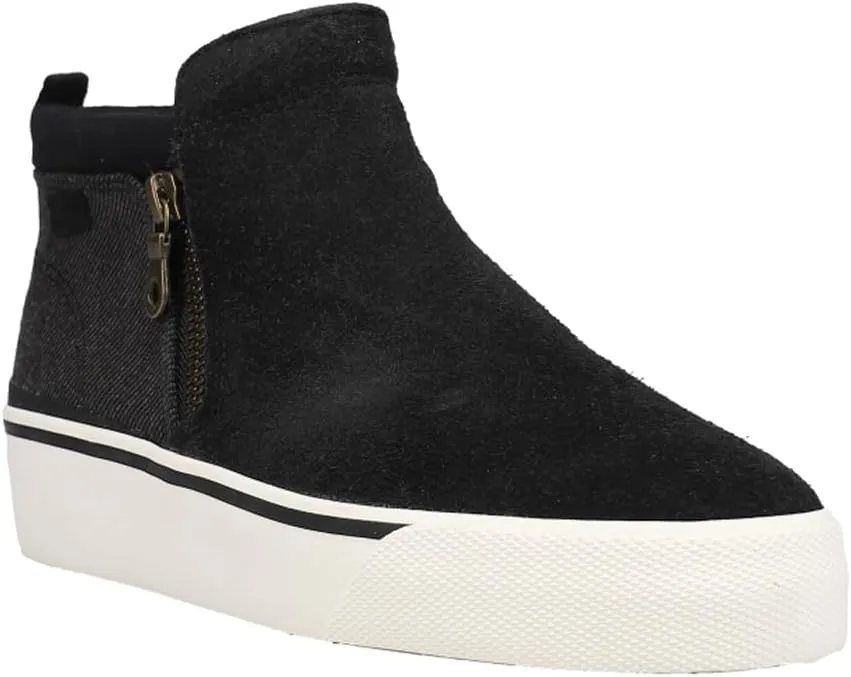 Keds Women's Cooper Zip Bootie Suede/Canvas Rain Boot