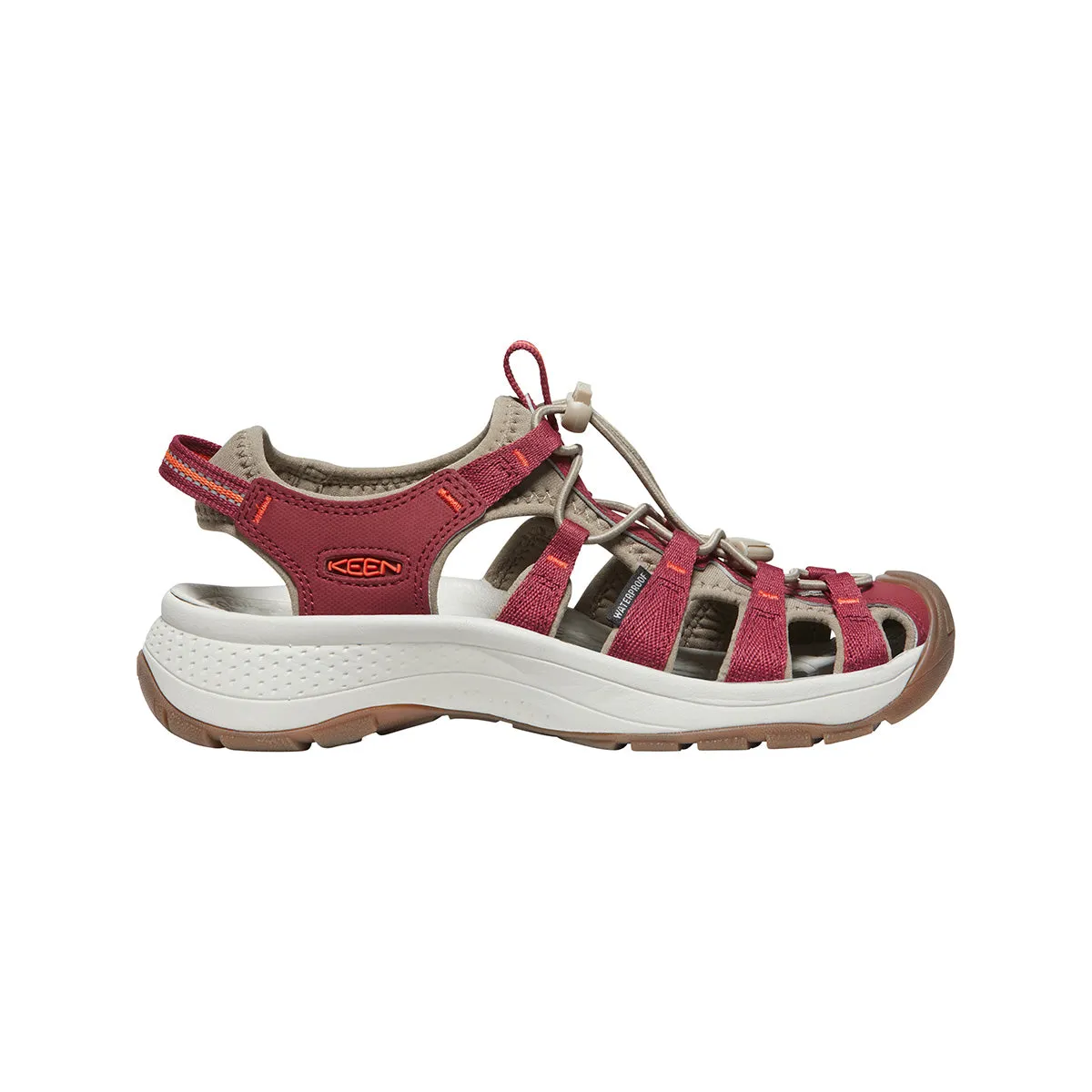 KEEN 1027166 Women's Astoria West Sandel Merlot