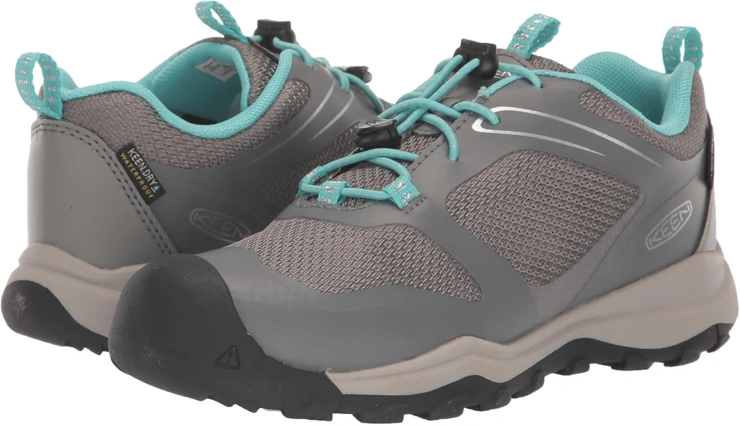 KEEN Kids' Wanduro Low Height Waterproof Easy On Durable Hiking Sneaker