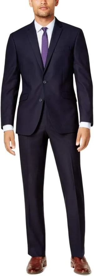 Kenneth Cole Men's Performance Fabric Slim Fit Suit