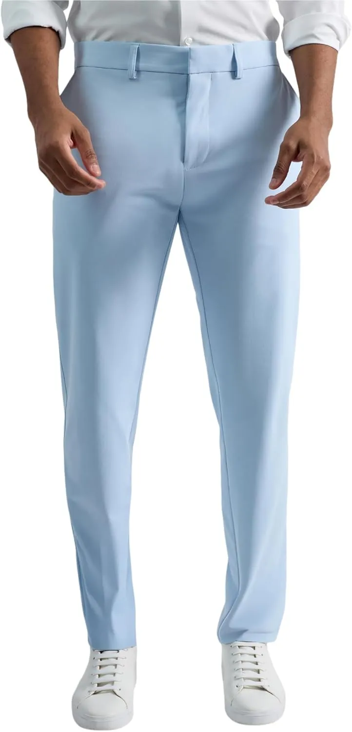 Kenneth Cole Men's Slim Fit Technicole Stretch Performance Casual Pant