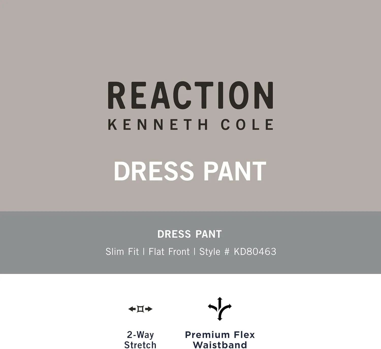 Kenneth Cole REACTION Men's Slim Fit Fashion Patterned Dress Pant