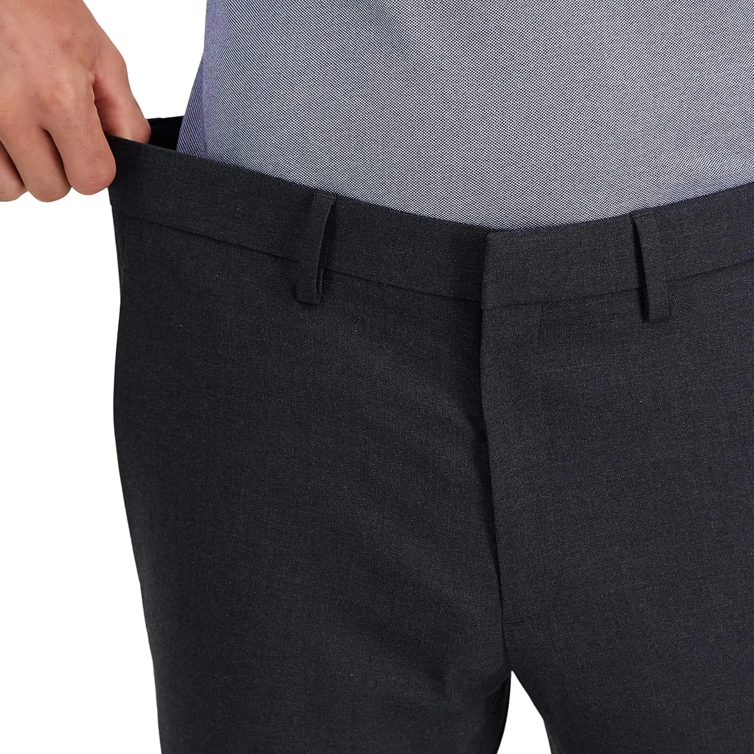 Kenneth Cole REACTION Men's Slim Fit Solid Performance Dress Pant