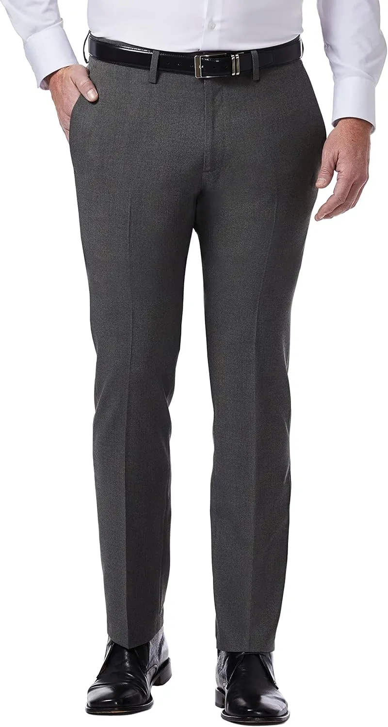 Kenneth Cole REACTION Men's Stretch Weave Slim Fit Dress Pant