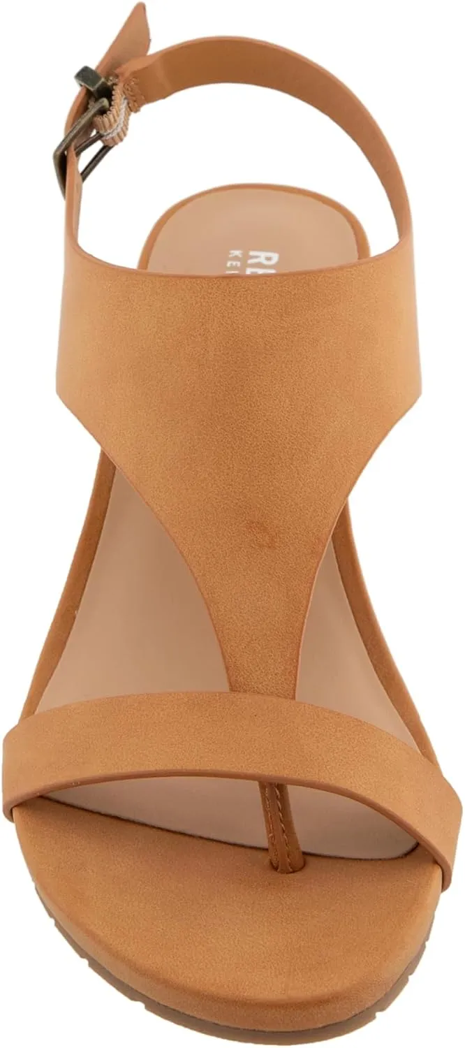 Kenneth Cole REACTION Women's Greatly Thong Wedge Sandal