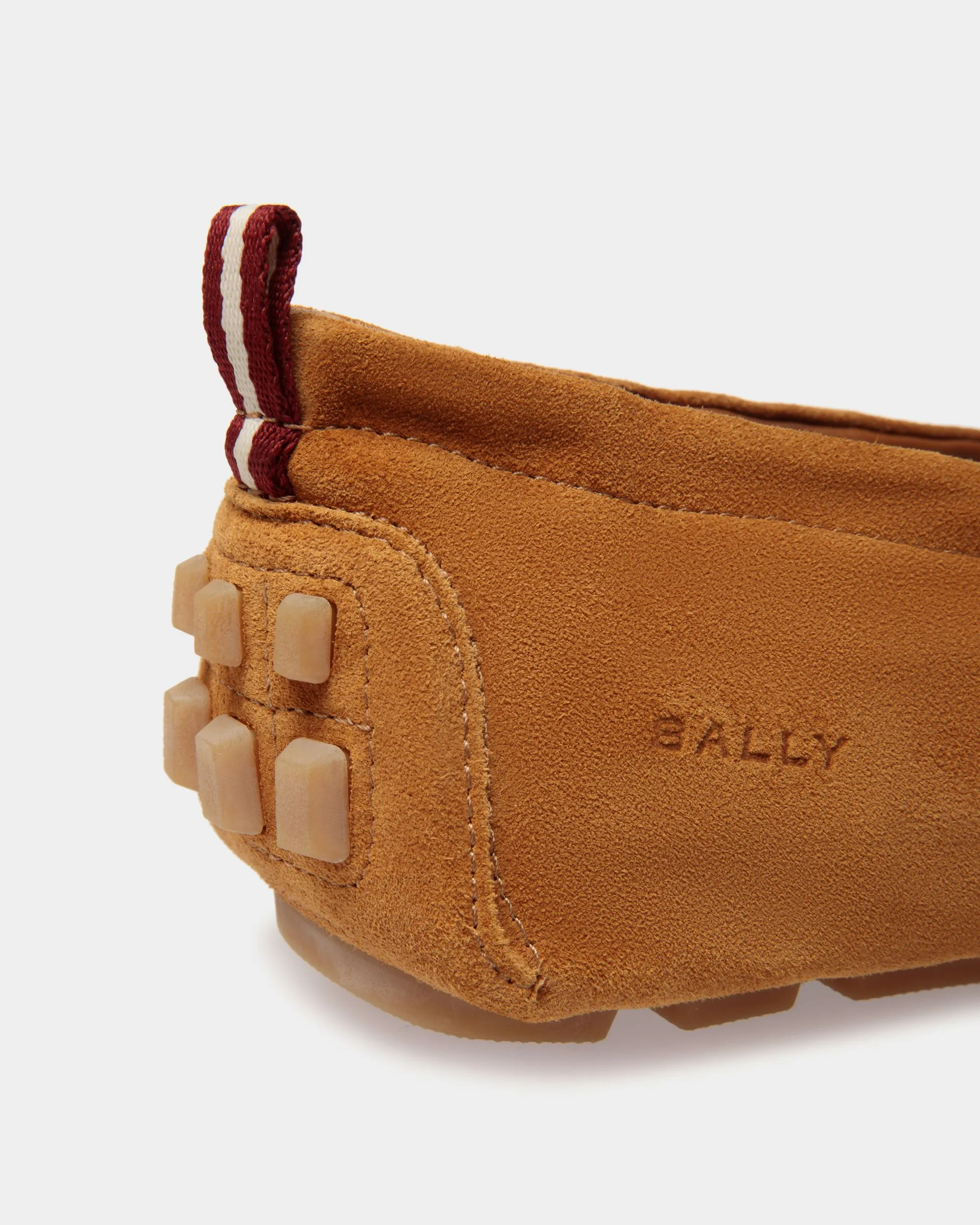 Kerbs Driver in Brown Suede Leather