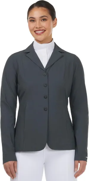 Kerrits Women's Equestrian Stretch Competitor Coat – 4-Snap, Lightweight English Horse Show Jacket, Machine Wash