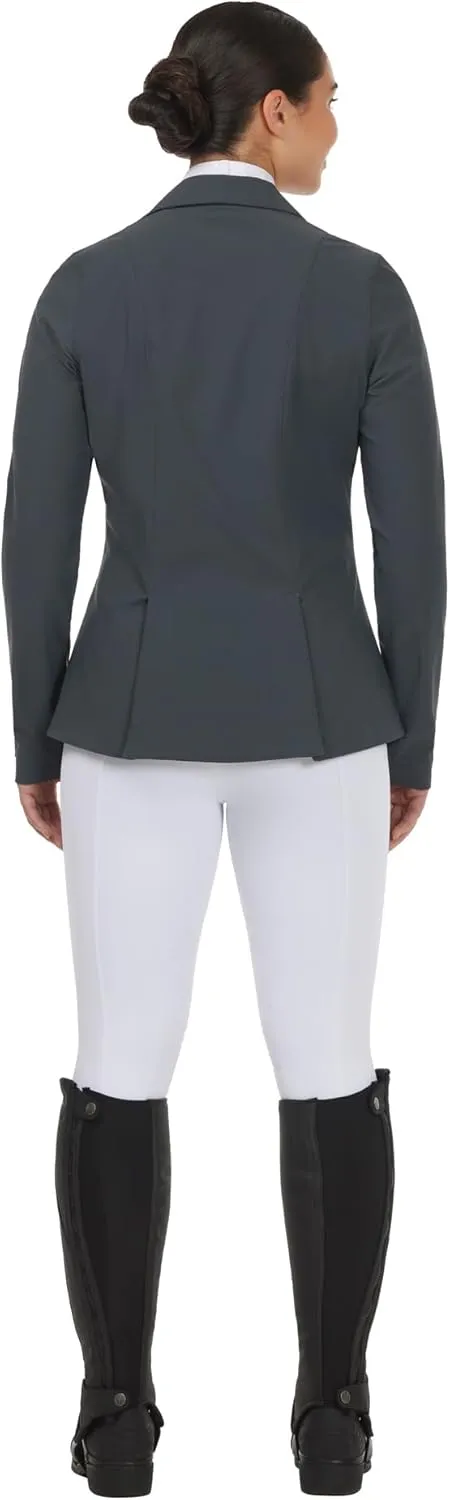 Kerrits Women's Equestrian Stretch Competitor Coat – 4-Snap, Lightweight English Horse Show Jacket, Machine Wash