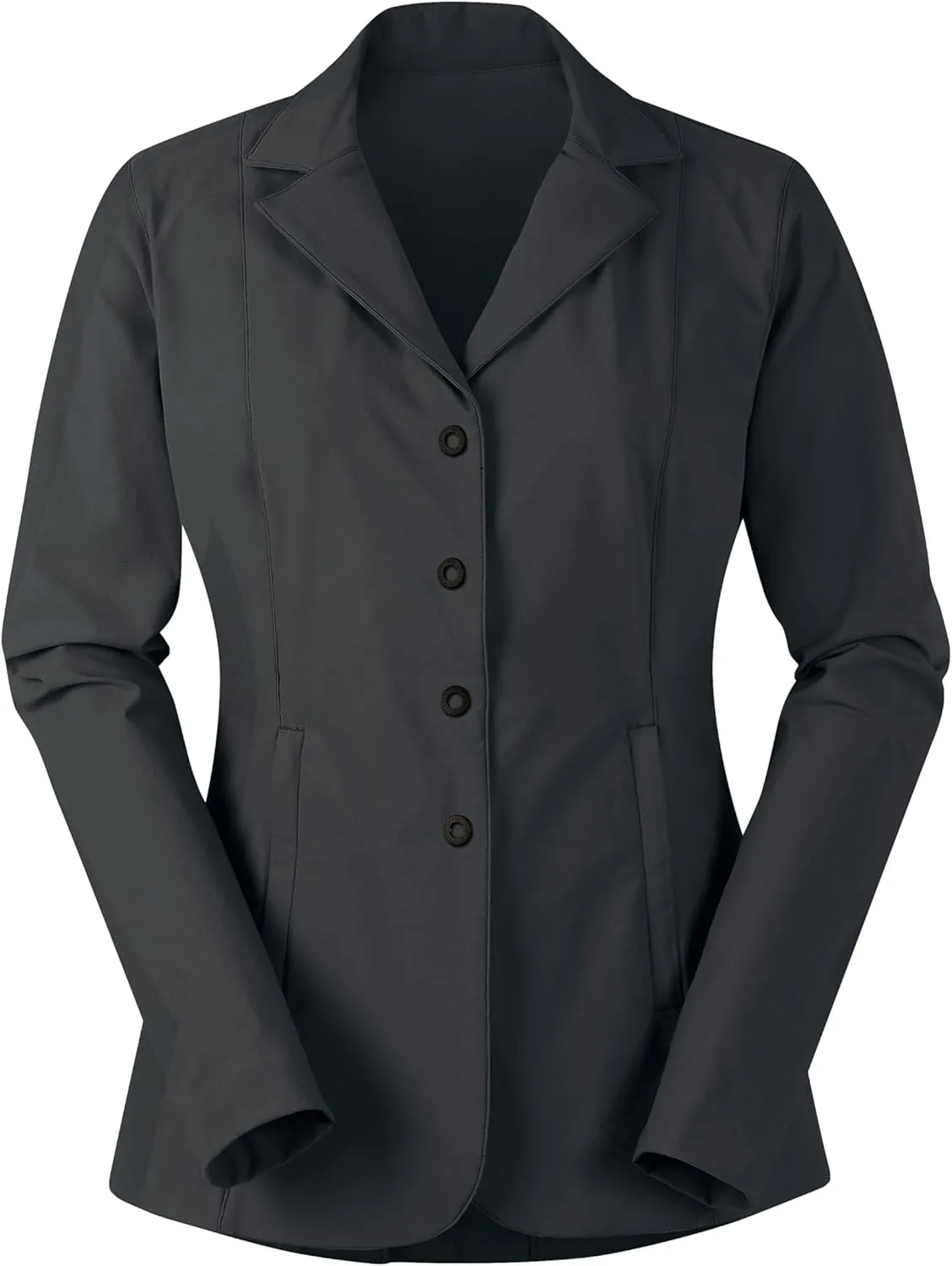 Kerrits Women's Equestrian Stretch Competitor Coat – 4-Snap, Lightweight English Horse Show Jacket, Machine Wash