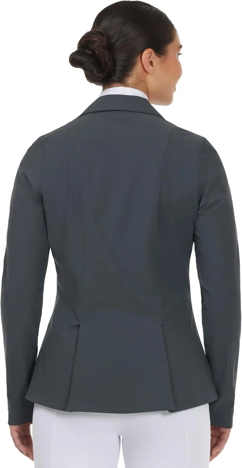 Kerrits Women's Equestrian Stretch Competitor Coat – 4-Snap, Lightweight English Horse Show Jacket, Machine Wash