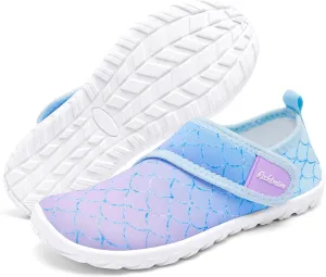 Kid Toddler Water Shoes Boy's Girl's Quick Dry Beach Cute Swim Shoes Non-Slip Barefoot Lightweight Aqua Shoes(Little Kid/Big Kid)